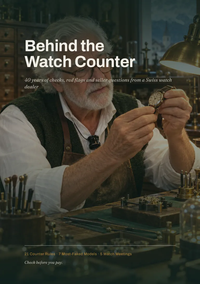Behind the Watch Counter, book cover